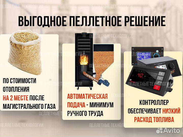 Пеллетный Котел для Теплицы От Производителя