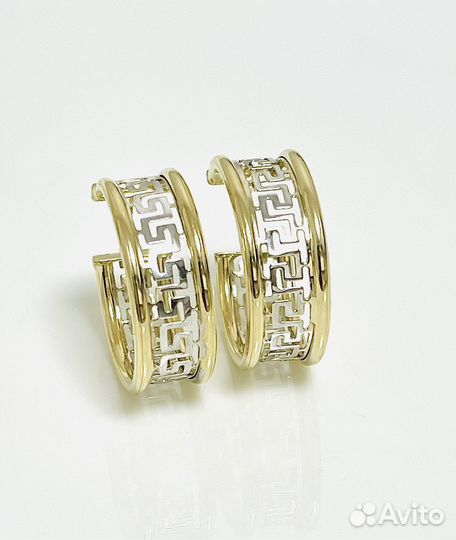 Золотые серьги