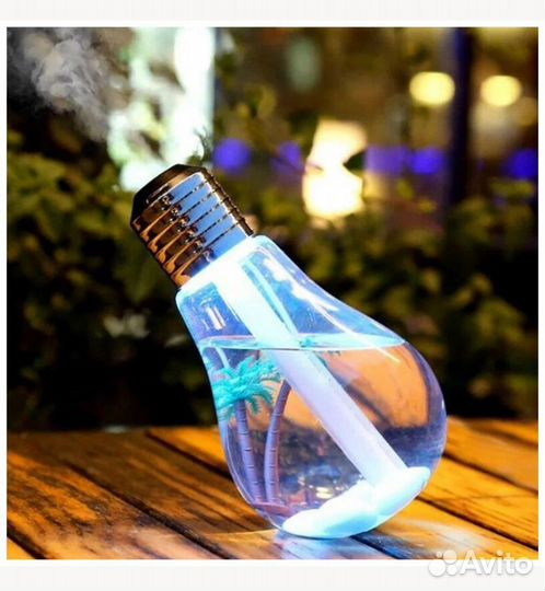 Увлажнитель воздуха настольный мини Лампочка