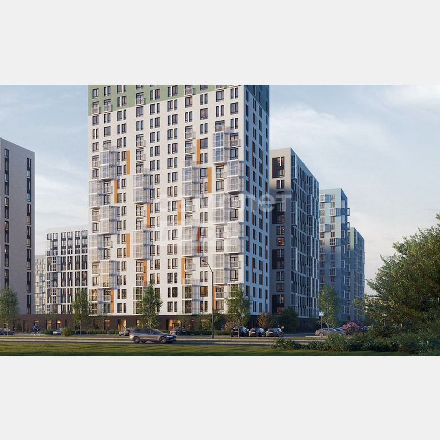 3-к. квартира, 54,8 м², 6/16 эт.
