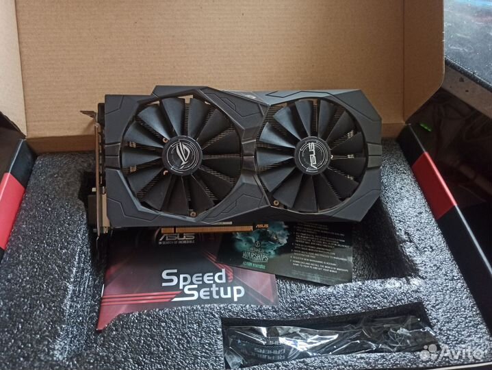 Видеокарта rx470 asus strix