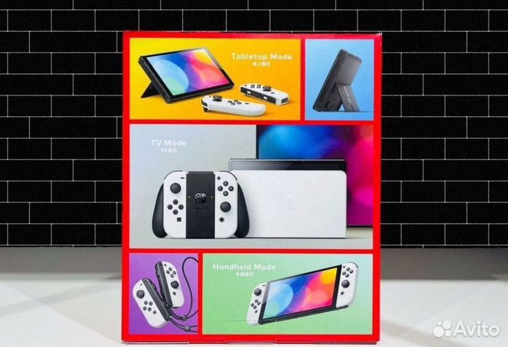 Nintendo Switch Oled прошитая + игры