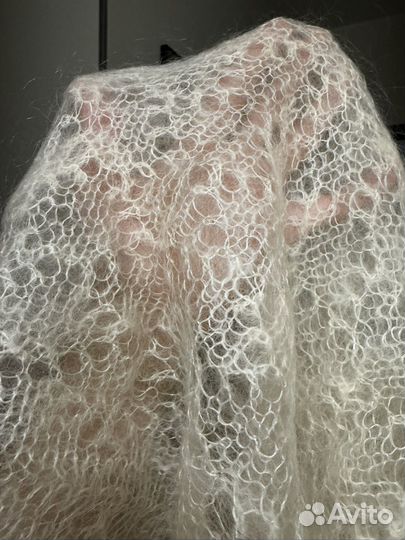 2 шарфа и варежки натуральная шерсть/кашемир