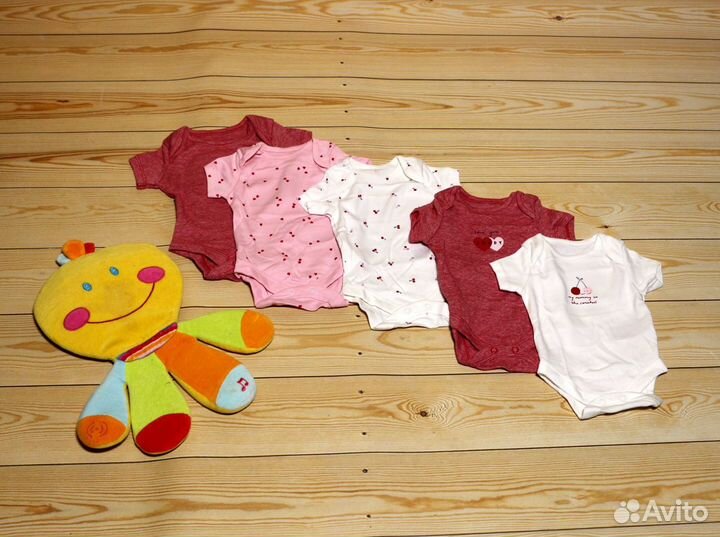 Боди Слип для девочки Mothercare, Gap 50 cм. Новое