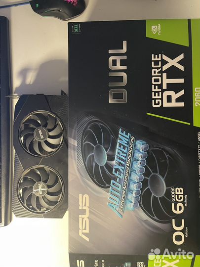 Видеокарта asus RTX 2060 6gb