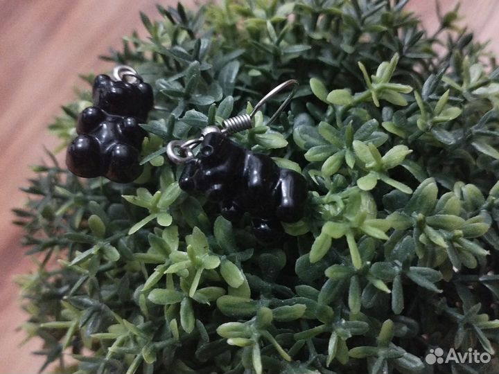 Сережки мишки