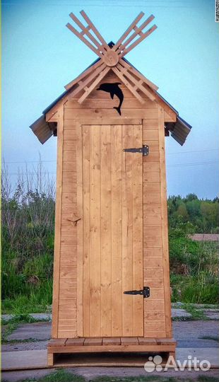 Дачный туалет деревянный А101