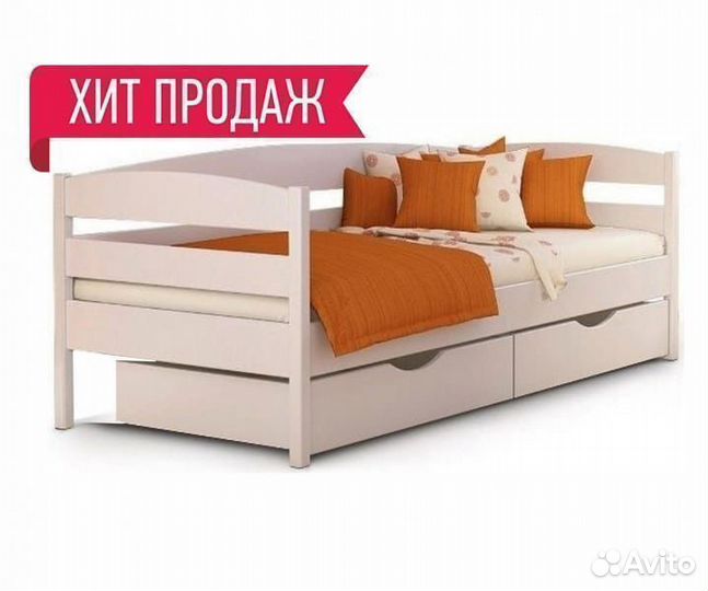 Детская кровать с бортиком