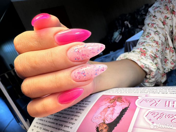 Маникюр наращивание