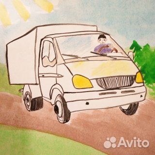 Водитель на газель