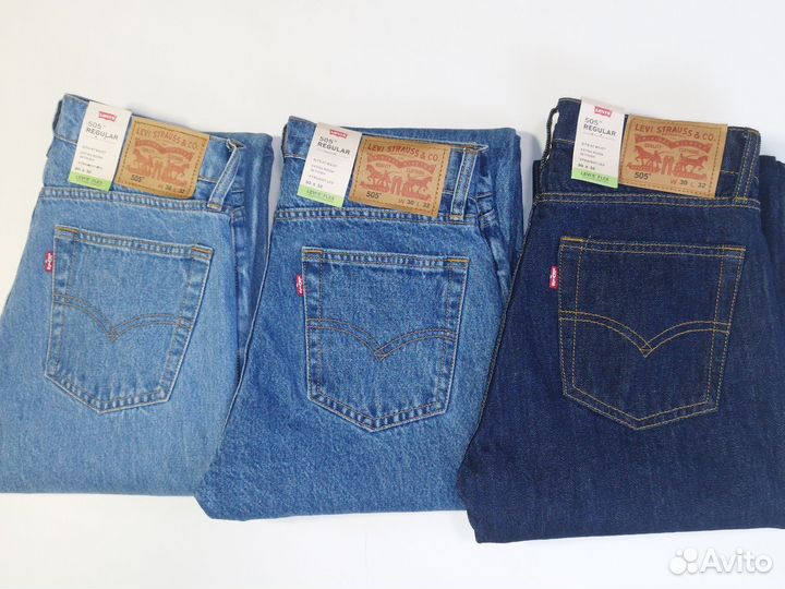 Джинсы Levi's 505 Regular,3 цвета Пакистан