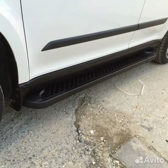 Пороги (подножки) Almond для geely Emgrand X7