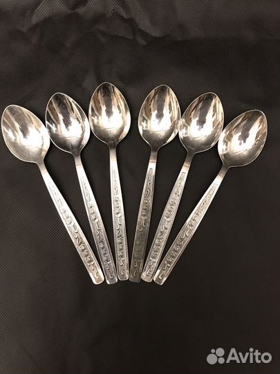 Ложка мельхиоровая десертная 6 шт