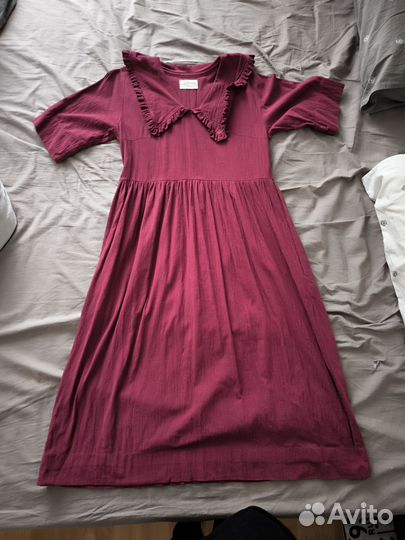 Платье летнее винное