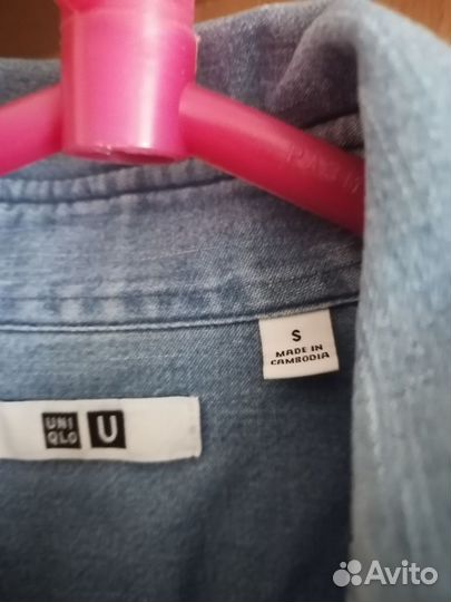 Платье джинсовое uniqlo р. 44-46 рост 180