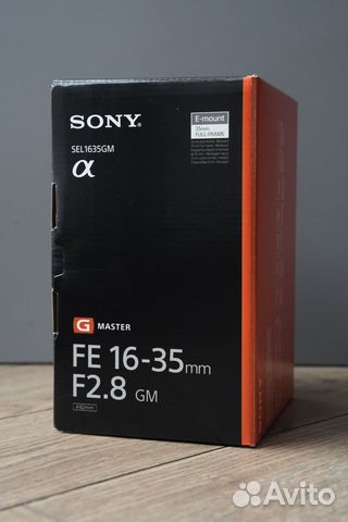 Sony FE 16-35 mm F2.8 GM (SEL1635 GM) NEW