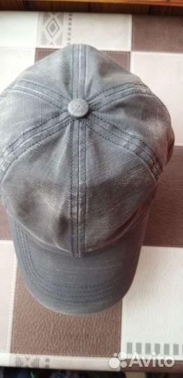 Бейсболка мужская серая 