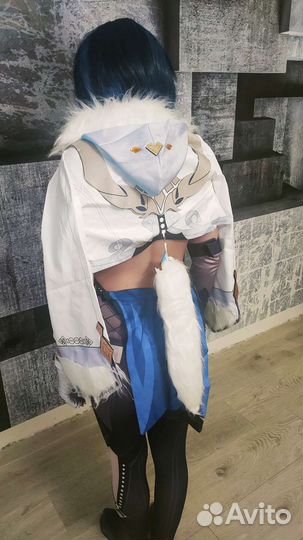 Косплей Yelan Геншин Импакт аниме костюм