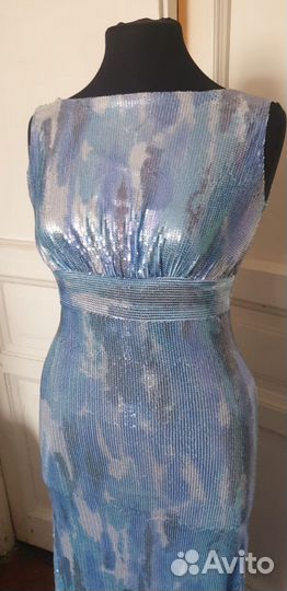 Вечернее платье 46 размера длинное на выпускной