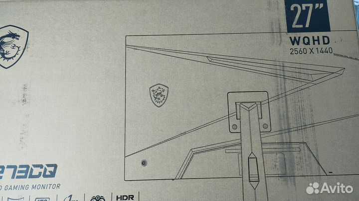 Монитор 27 дюймов MSI 170Hz