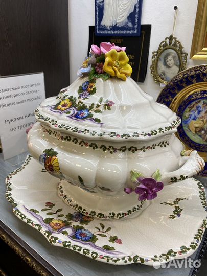 Антикварная ваза фарфор