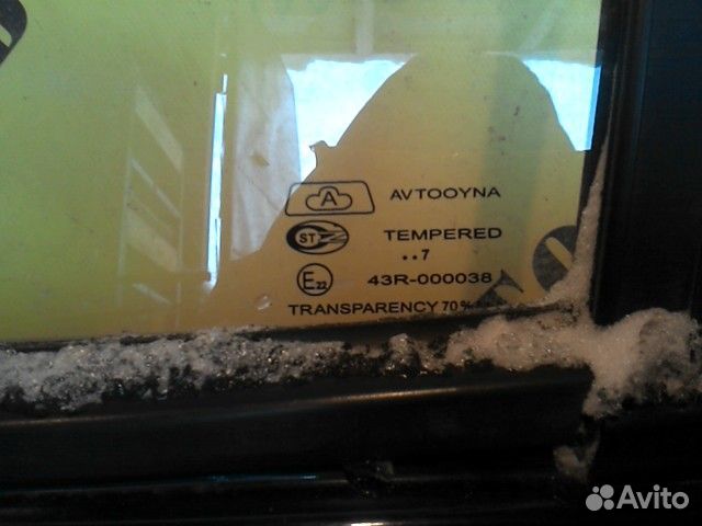 Стекло двери задней левой Daewoo Nexia 1998-2016