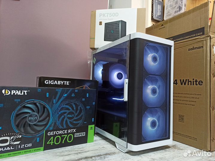 Игровой RTX 4070 Super / 12400f / 32Gb Новый