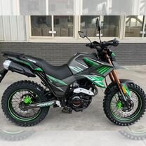 Мотоцикл турэндуро rockot dakar 250 серый/зеленый
