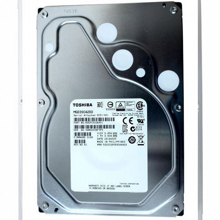 [MG03SCA200] Жесткий Диск Toshiba 2tb Sas 3.5 Mg03sca200