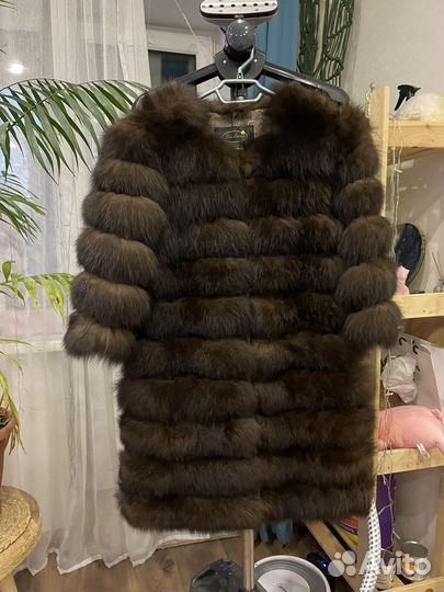 Шуба трансформер песец