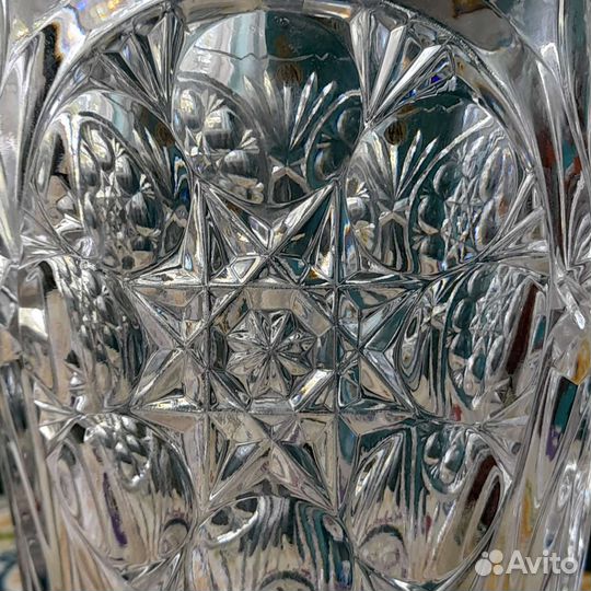 Хрустальная ваза богемия 70-е годы СССР