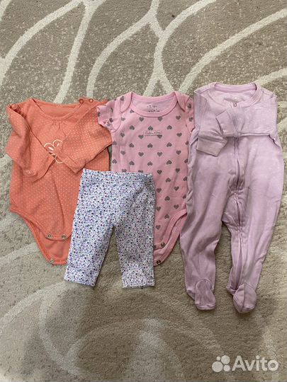 Для новорожденной девочки пакетом