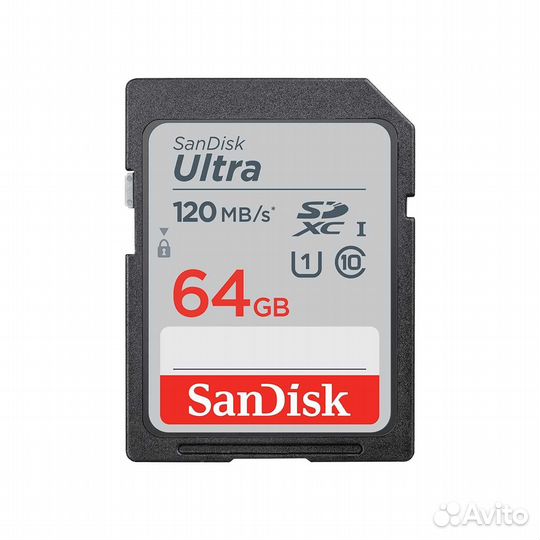 Карта памяти SanDisk Ultra 64GB sdxc Memory Card 1