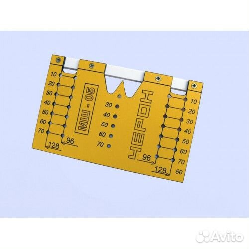 Шаблон мш-05, (96мм и 128 мм)