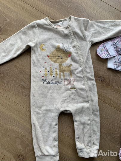 Одежда для девочки пакетом 56 74