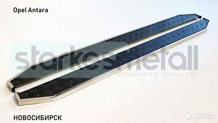 Пороги подножки Opel Antara TOR