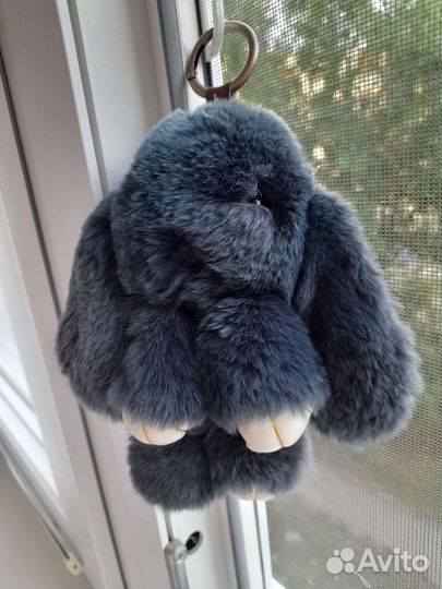 Брелок плюшевый заяц