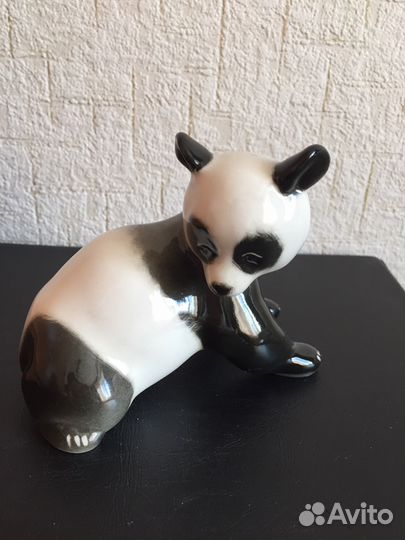 Панда фарфор статуэтка