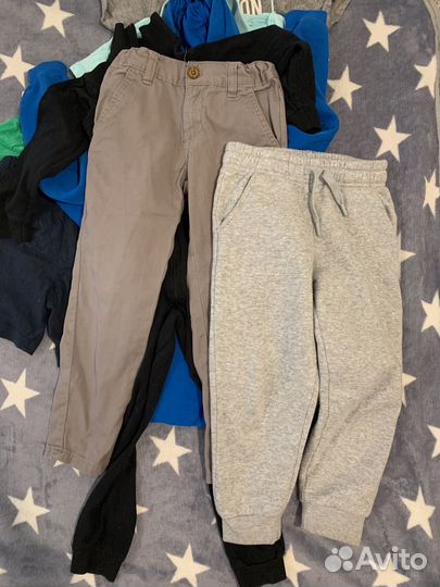 Детские вещи пакетом для мальчика 104 110