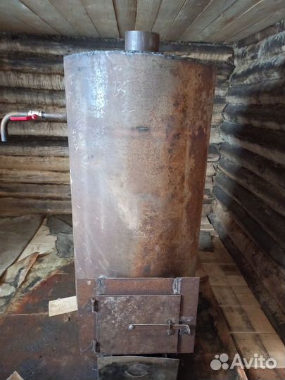 Печь для бани из 700 трубы