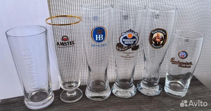Пивные бокалы импортные коллекция