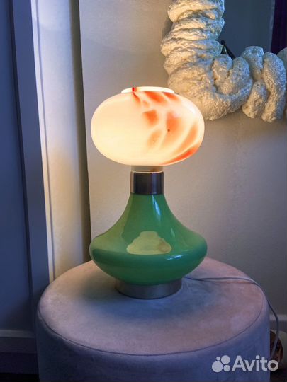 Винтажная настольная лампа «Саванна» редкая