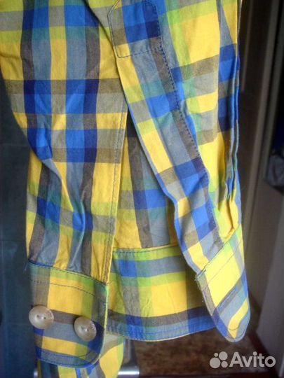 Хлопковая мужская рубашка