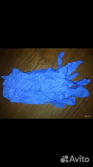 Перчатки нитриловые М и XL