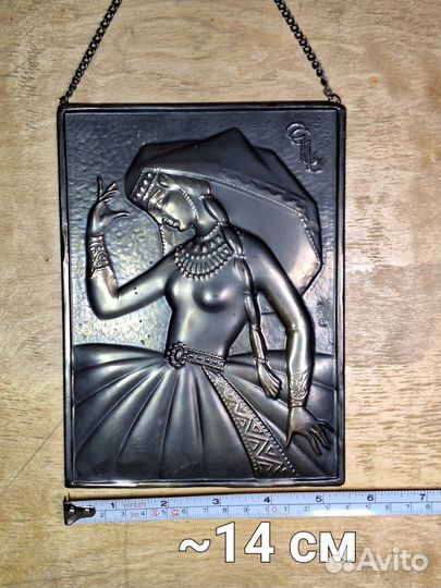 Чеканка Танцующая Девушка СССР