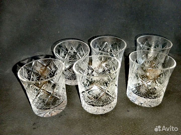 Стопки хрустальные СССР