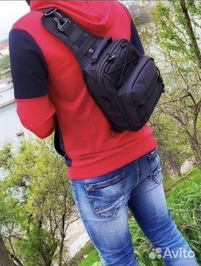 Подсумок армейский тактический сумка однолямная