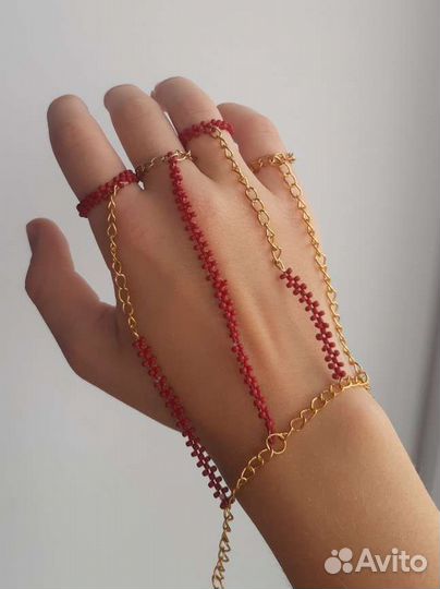 Кольцо из бисера