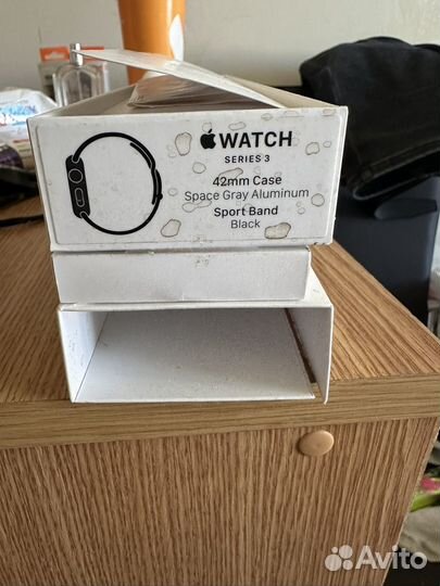 Apple watch 3 series 42mm space gray black sport