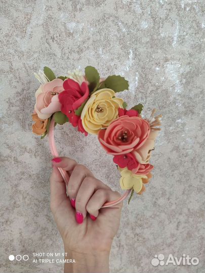 Ободок украшение для волос